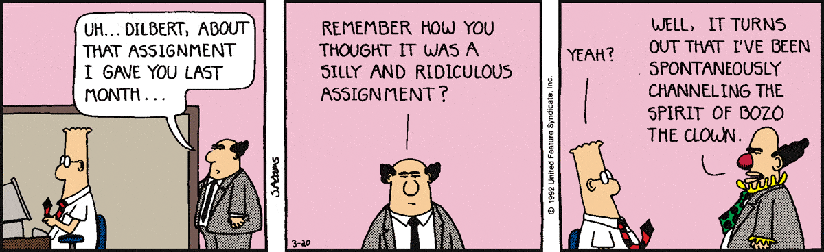 Dilbert Cartoon